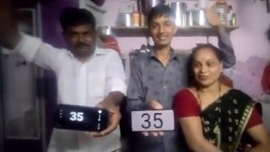 Thane Family Rejoices After Son Score 35 Marks in All Six Subjects in Class 10 Board Exams (Watch Video)